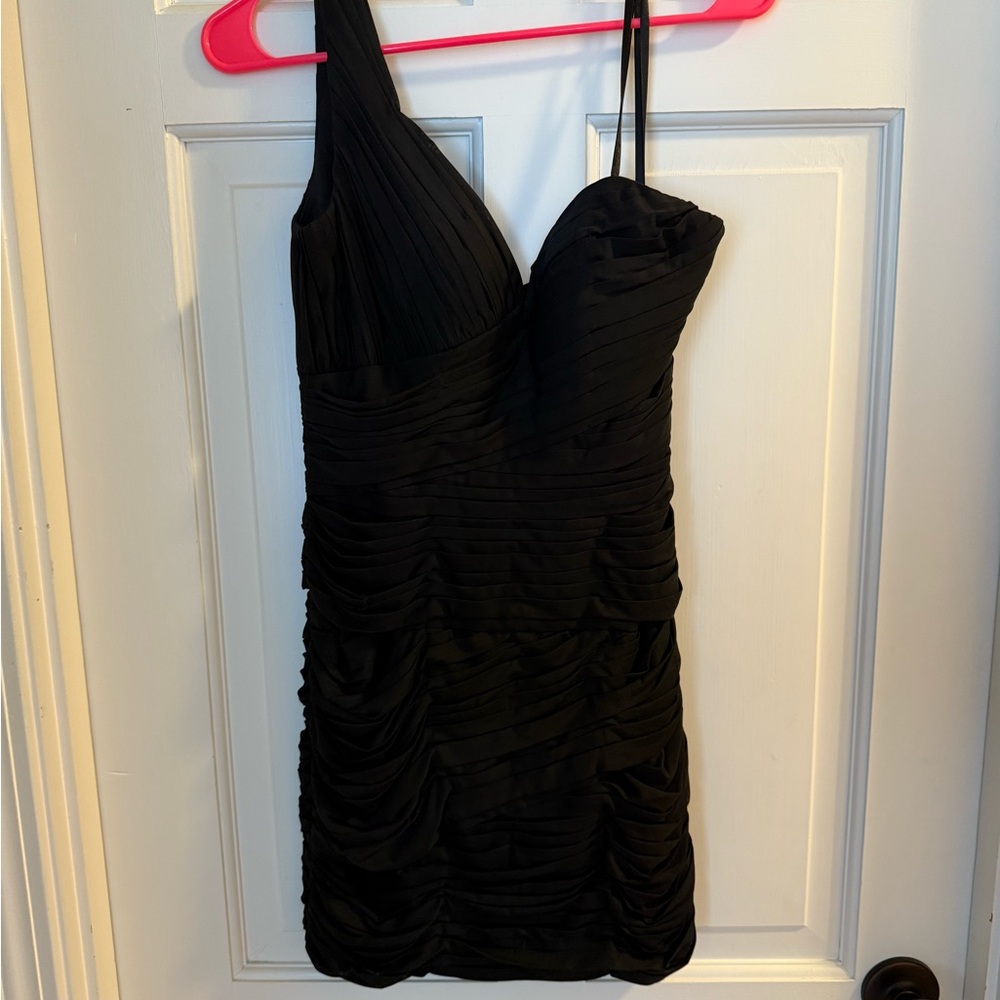 La Femme Elegant Black Gown